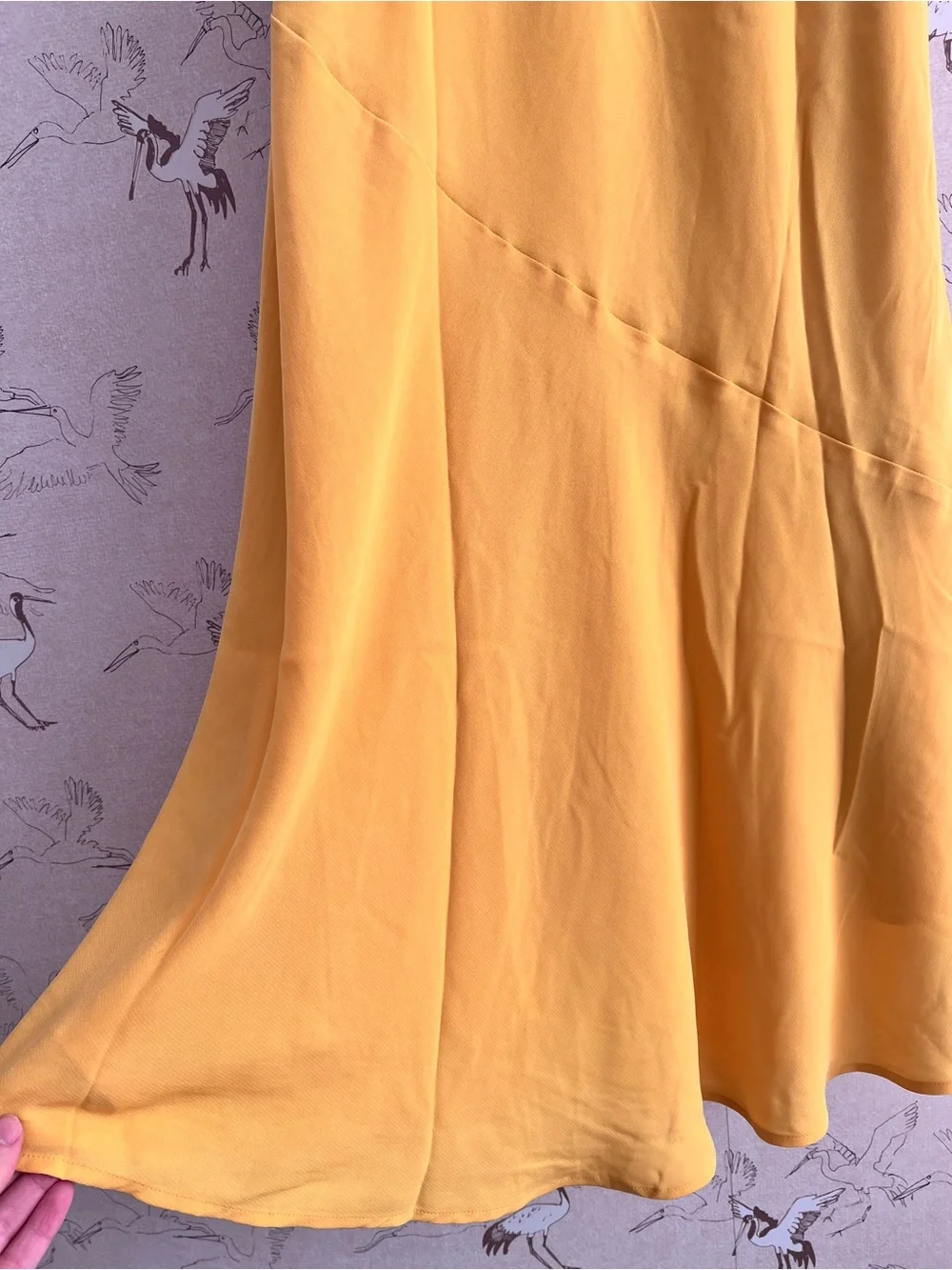 Abercrombie & fitch yellow halter maxi dress
